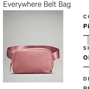 Lululemon everywhere belt bag